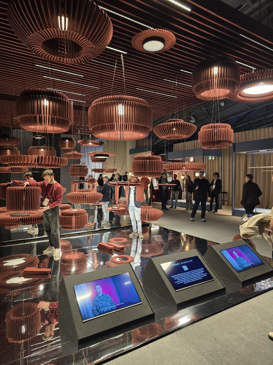 Acoustic solutions at the exhibition