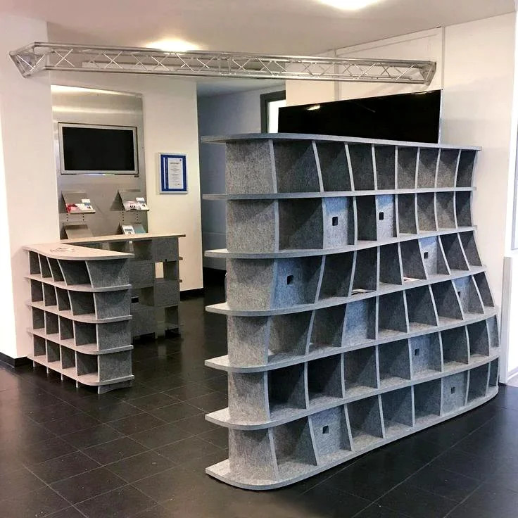 Acoustic felt display presented in the Tyumen business-day materials