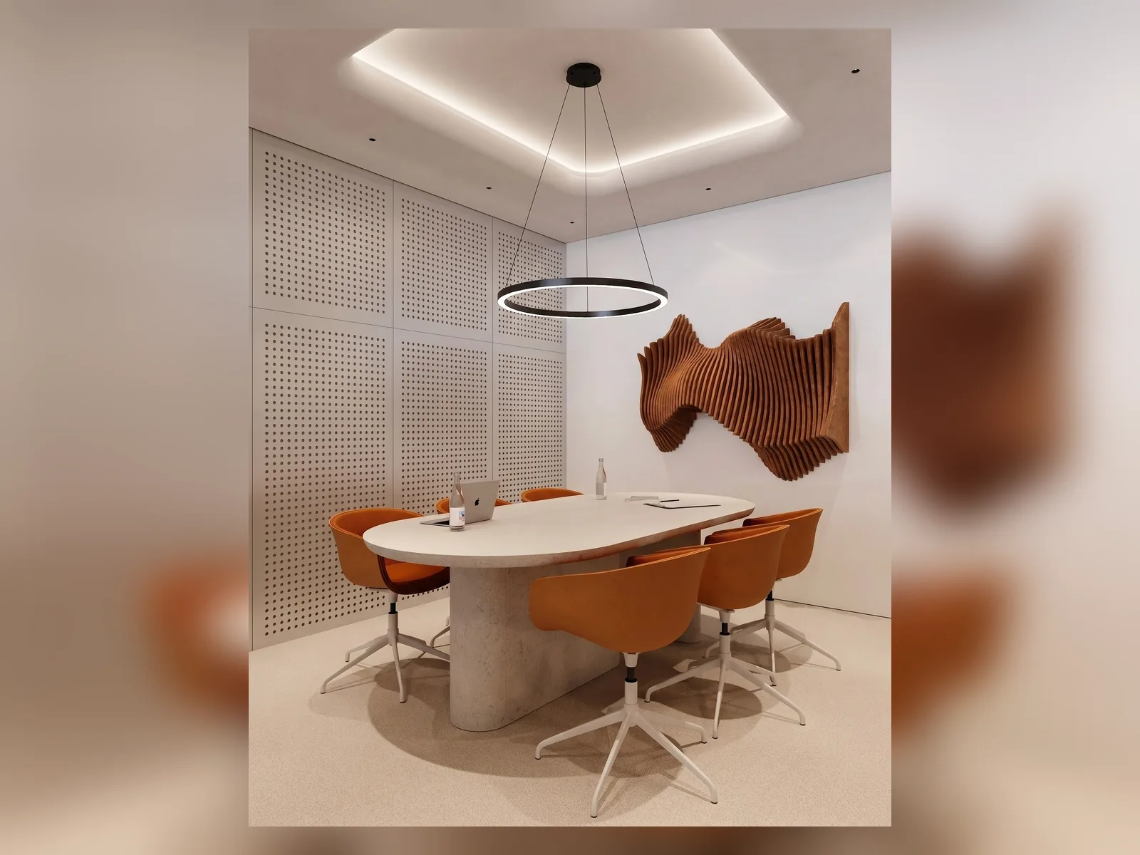 CARDIO acoustic art in an interior