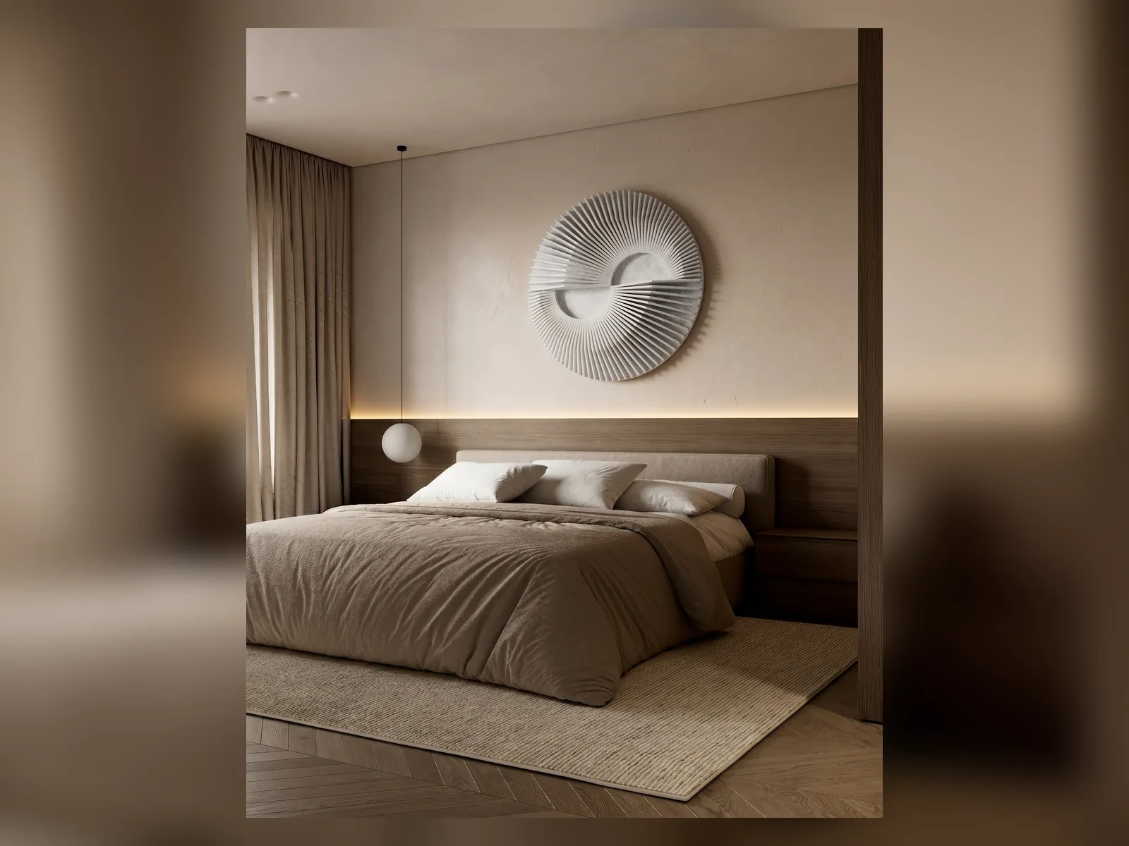 PLANET acoustic art in an interior