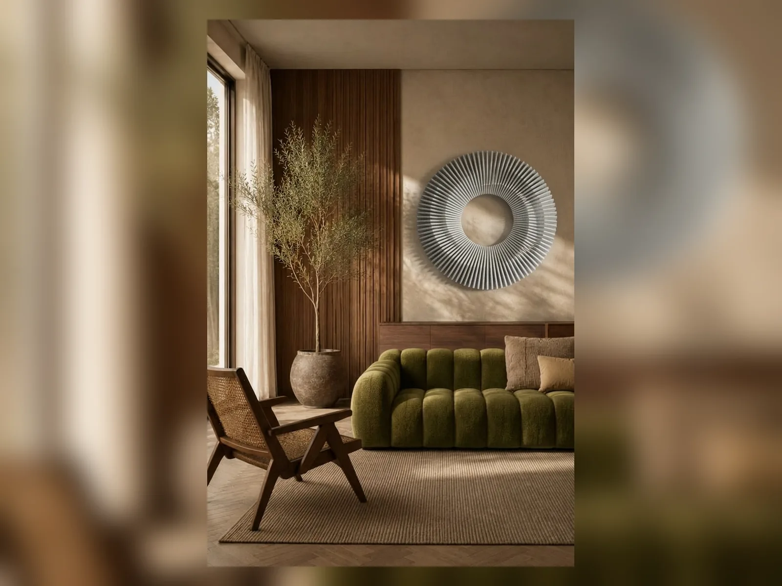 SNAIL acoustic art in an interior